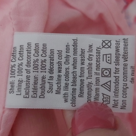 Janie & Jack Pink Floral And Swiss Dot Dress With Ruffles And Blue Ribbon Waist - Picture 7 of 8